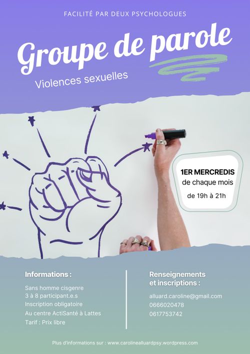 Groupe de paroles "violences sexuelles"