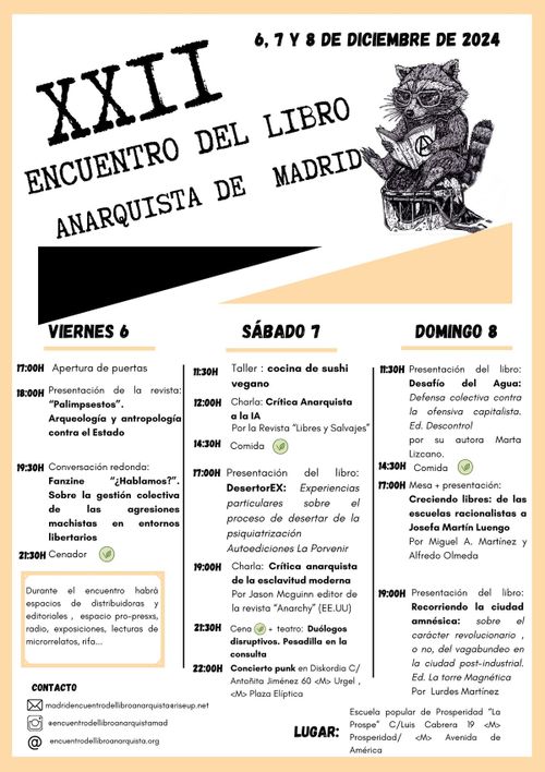 ENCUENTRO DEL LIBRO ANARQUISTA DE MADRID