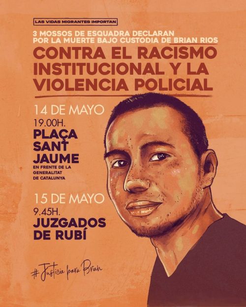 concentraci贸n contra el racismo estructural y la violencia policial