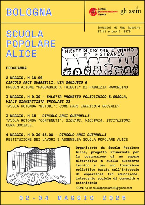 Scuola Popolare Alice: Inchiesta sociale e violenza
