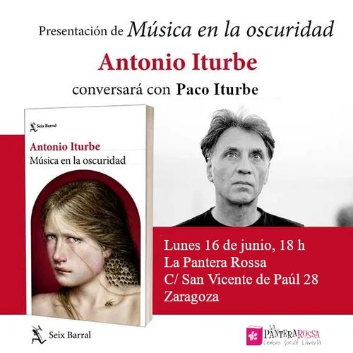 Presentación del libro 'Música en la oscuridad' con Antonio Iturbe