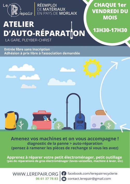 L'atelier d'auto-réparation mensuel du Repair 🛠 