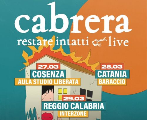 Cabrera "Restare Intatti" live