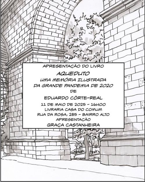 Apresentação “Aqueduto, uma memória ilustrada da grande pandemia de 2020”