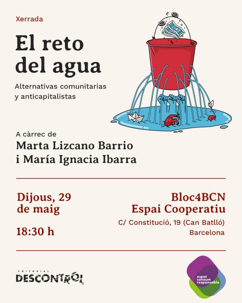 Charla El reto del agua: Alternativas comunitarias y anticapitalistas