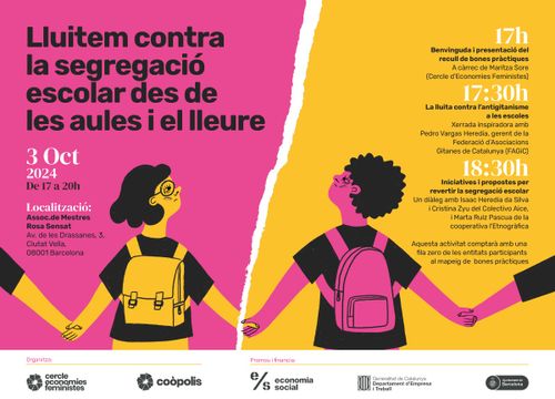 Lluitem contra la segregació escolar des de les aules i el lleure