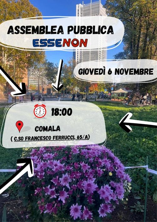 Assemblea pubblica comitato Essenon