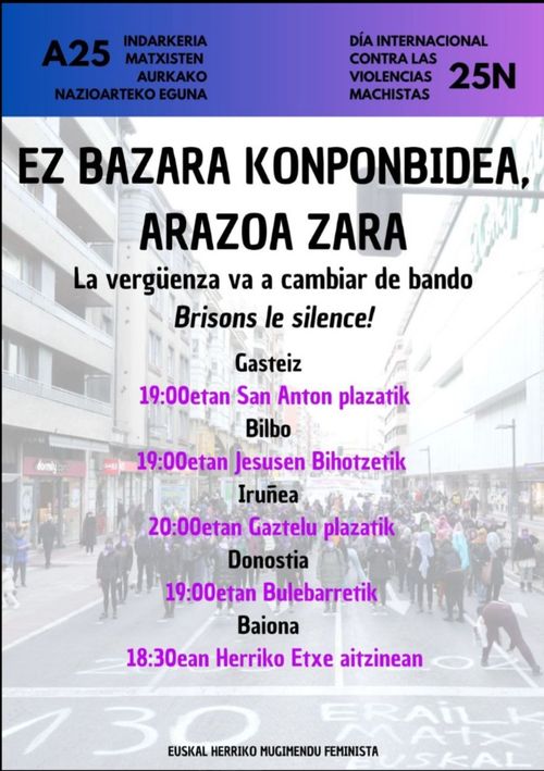 EZ BAZARA KONPONBIDEA, ARAZOA ZARA