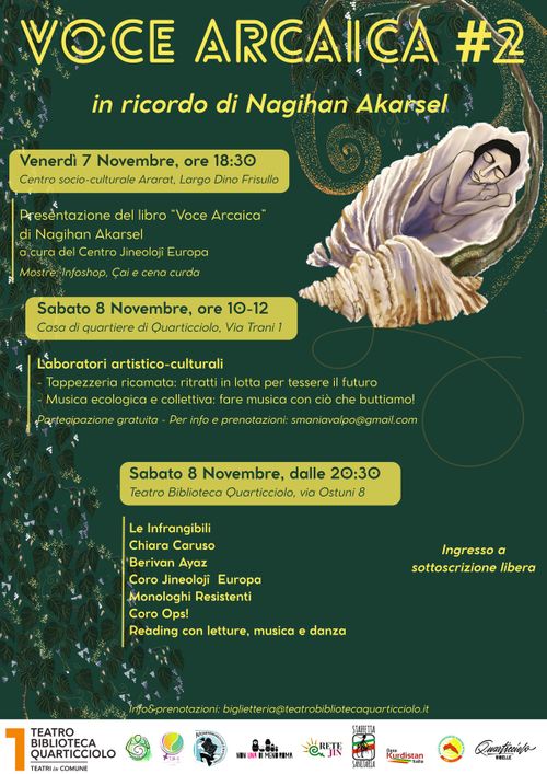 Voce Arcaica #2 - Festival di Arte e Cultura in memoria di Nagihan Akarsel
