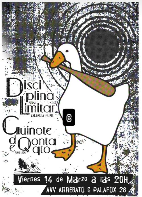 Concierto: Disciplina Limitar + Guiñote de Qontaqto