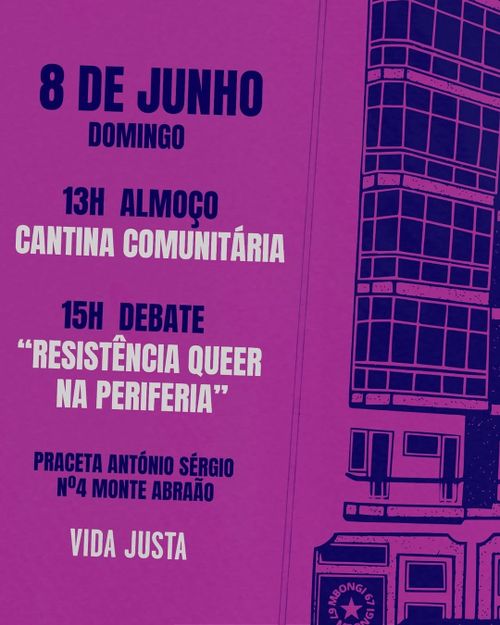 Almoço + Debate “Resistência queer na periferia”