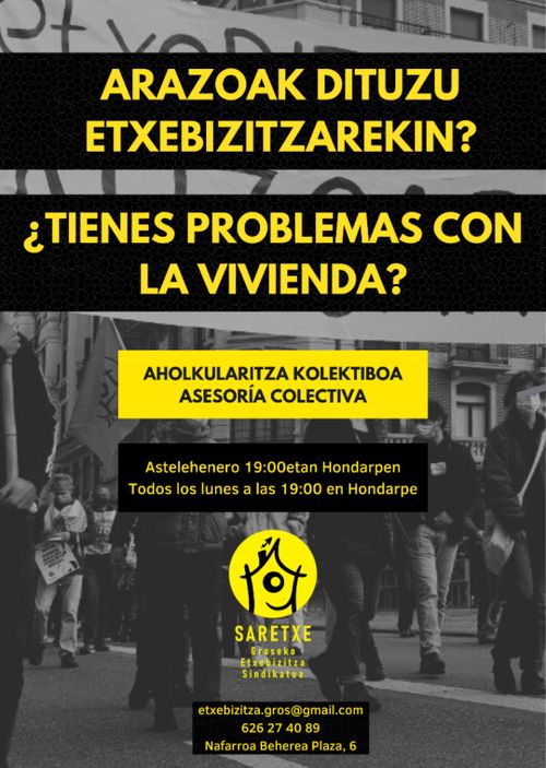 Saretxe Etxebizitza Sindikatua, aholkularitza kolektiboa