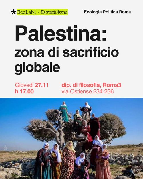 PALESTINA: ZONA DI SACRIFICIO GLOBALE