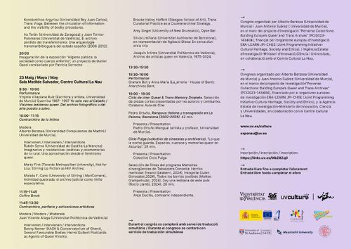 Revolver la memoria queer y trans. Contrarchivos y periferias