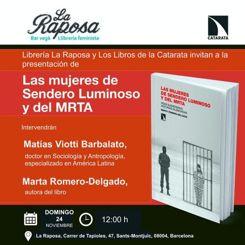 📚 - "Las mujeres de Sendero Luminoso y del MRTA. Vidas subversivas, historias silenciadas"