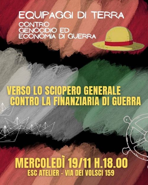 Assemblea degli Equipaggi di Terra - Verso lo Sciopero Generale