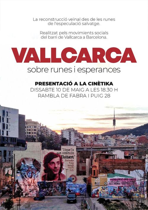 Estrena del Documental "Vallcarca sobre runes i esperances" + debat