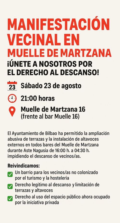MANIFESTACIÓN VECINAL