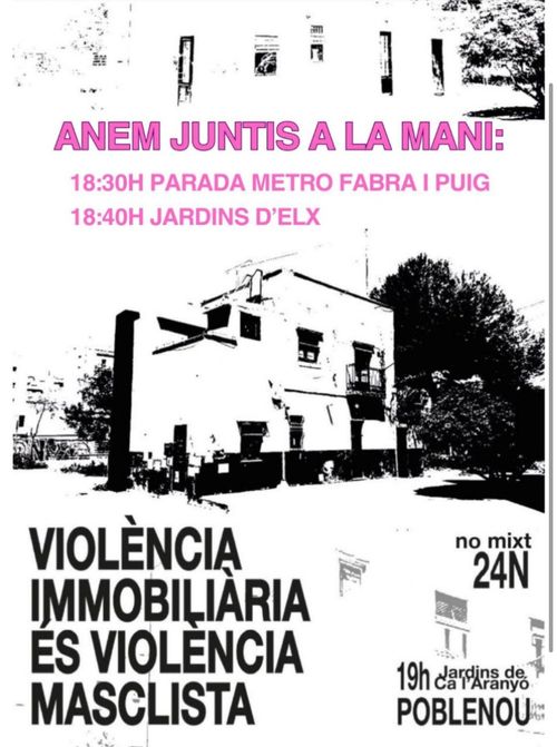 Anem a la Mani 24N desde Sagrera i Sant Andreu