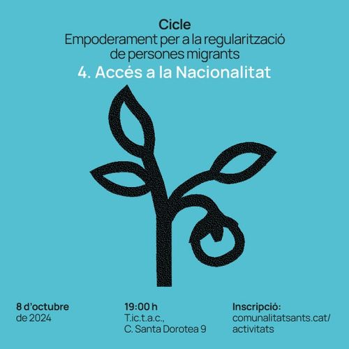 Taller formatiu de regularització per accés a la nacionalitat