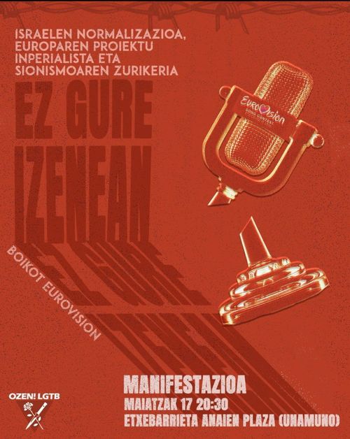 EZ GURE IZENEAN! BOIKOT EUROVISION