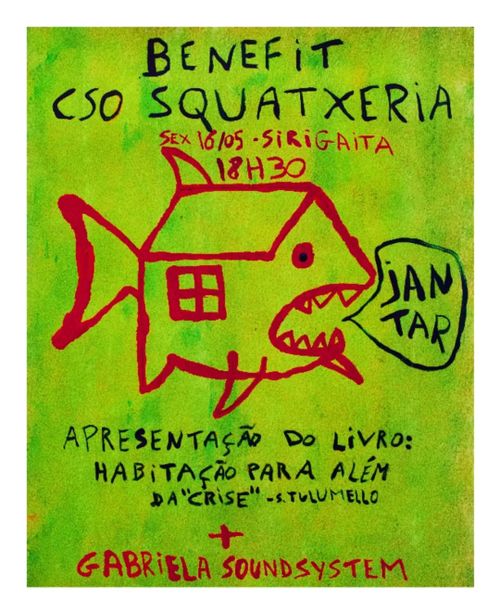 NOITE BENEFIT SQUATXERIA - Apresentação livro - dj set