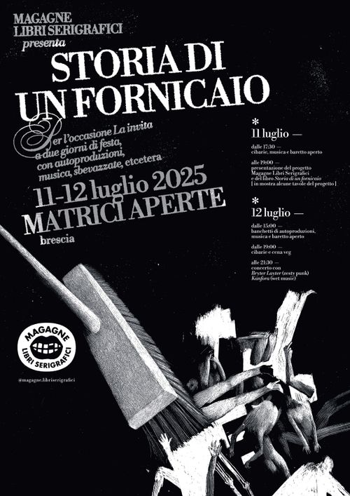 STORIA DI UN FORNICAIO_Due giorni di festa con autoproduzioni, musica, cibarie, sbevazzate e concerti