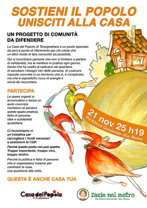 Sostieni il popolo Unisciti alla casa 