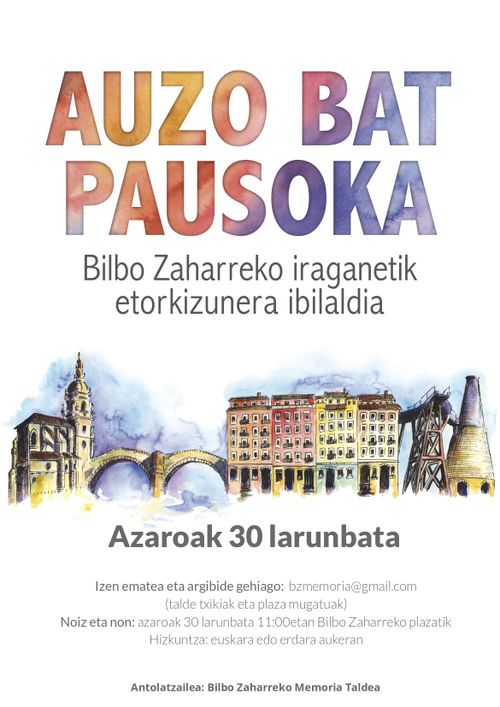 Memoriaren bisita gidatua Bilbo Zaharrean