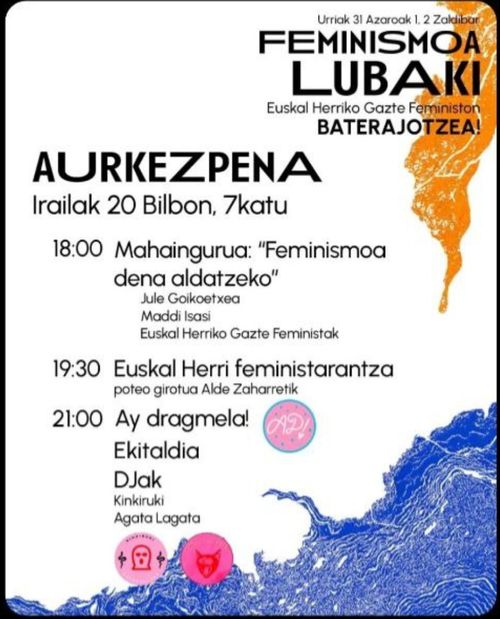 FEMINISMOA LUBAKIA (EHko gazte feministon baterajotzea) AURKEZPENA