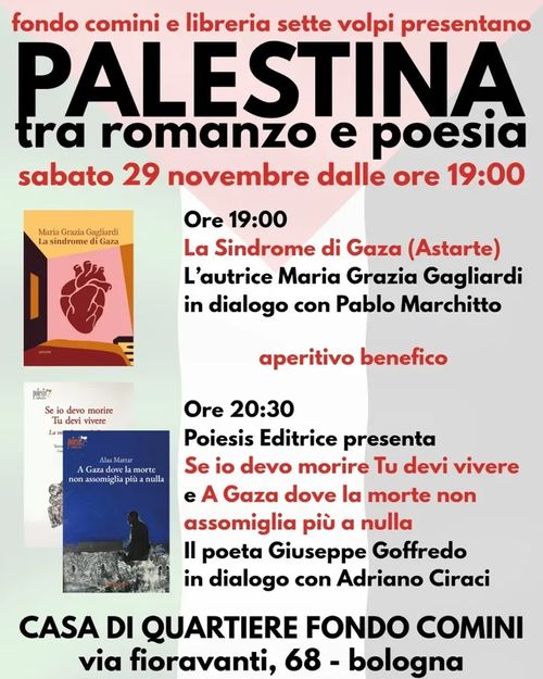 Palestina tra romanzo e poesia