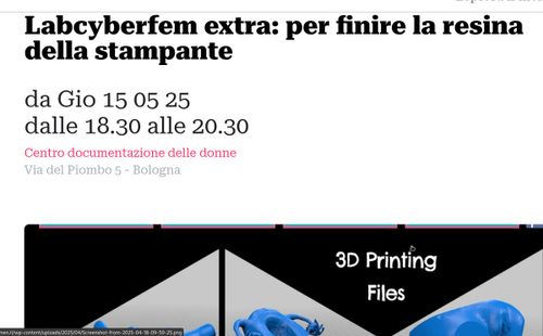 Labcyberfem extra per finire la resinaa