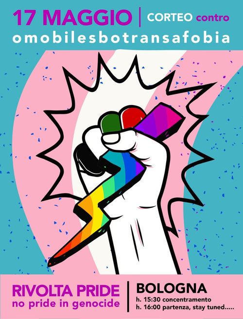 CORTEO per la giornata internazionale contro omolesbobitransfobia 