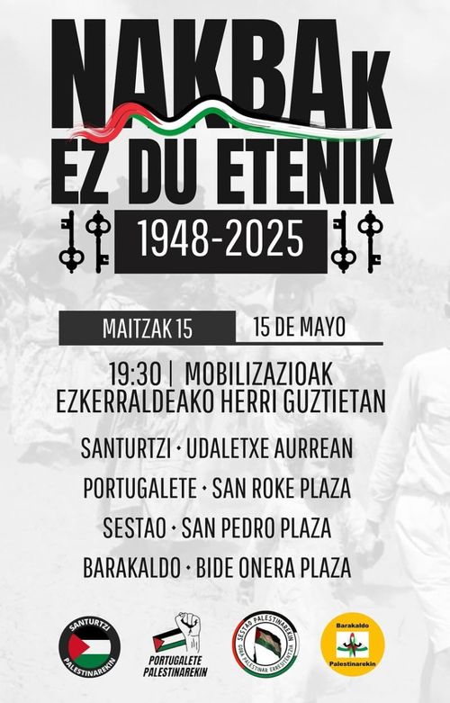 NAKBAK EZ DU ETENIK EZKERRALDEKO Mobilizazioak