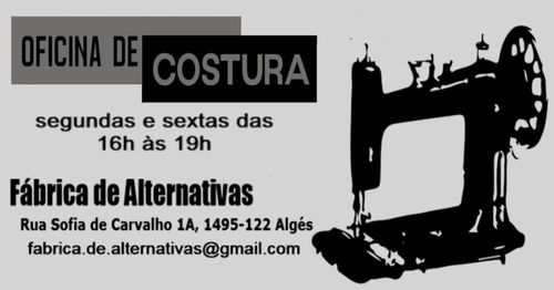 Oficina de Costura na Fábrica das Alternativas