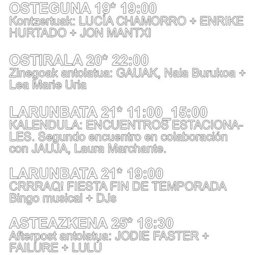 CRRRQI FIESTA FIN DE TEMPORADA BINGO MUSICAL + DJ