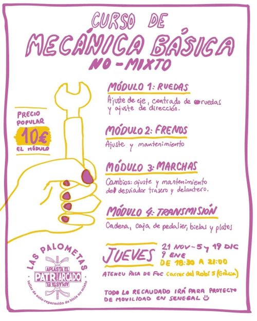 Curso de mecánica de bicis básico