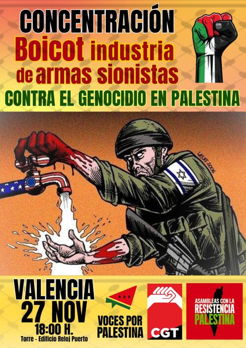 Concentración ¡Nos unimos por Palestina!