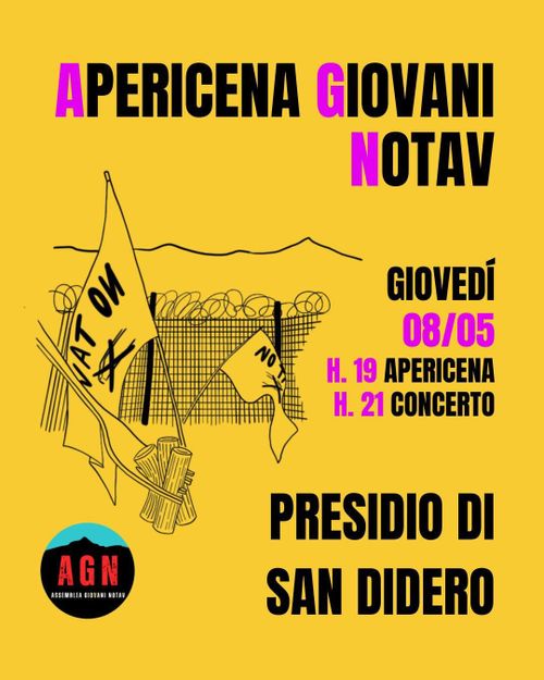 Apericena Giovani Notav