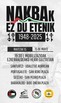 NAKBAK EZ DU ETENIK EZKERRALDEKO Mobilizazioak